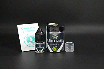 Ароматизатор DARK X SIZE XL SHORT+ "Зеленое Манго" (на 30мл)  + флакон 30мл