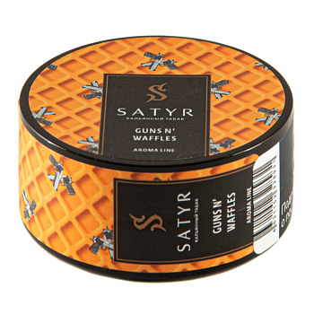 Табак Satyr Aroma line, 25гр "GUNS N' WAFFLES / Вафли"