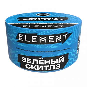 Табак Element Water, 25гр "Green Skittlez / Зеленый скитлз"