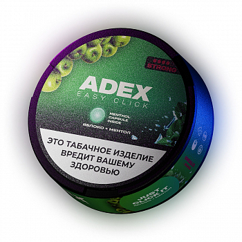 Купить Жевательный табак ADEX CLICK STRONG "ЯБЛОКО+МЕНТОЛ" Жевательный табак ADEX CLICK STRONG "ЯБЛОКО+МЕНТОЛ"