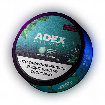 Купить Жевательный табак ADEX CLICK STRONG "ДВОЙНАЯ МЯТА" Жевательный табак ADEX CLICK STRONG "ДВОЙНАЯ МЯТА"